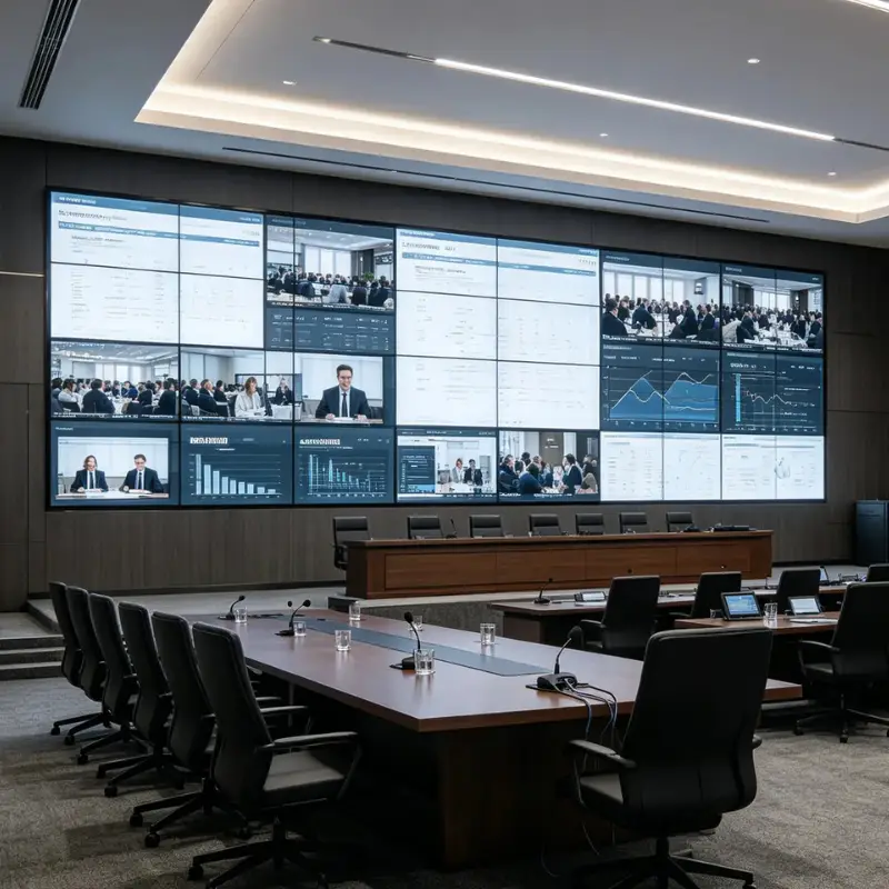 How to Choose an LCD Video Wall for Boardrooms & Meeting Rooms | Qtenboard